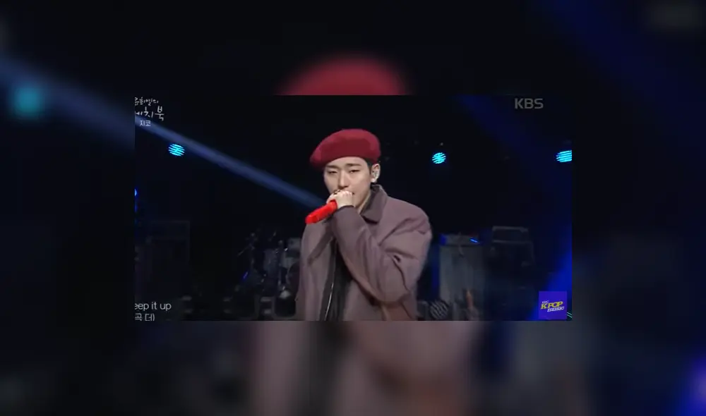 Zico presenta "Any song" por primera vez en vivo para la TV.