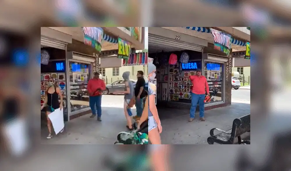 El sujeto lanzó una serie de groserías contra los afroamericanos. Fuente: Twitter. El sujeto lanzó una serie de groserías contra los afroamericanos. Fuente: Twitter.
