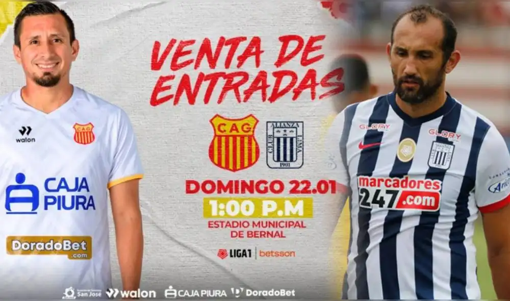 Alianza Lima vs. Atlético Grau jugarán en Piura el domingo 22 de enero por la Liga 1. Foto: composición GLR