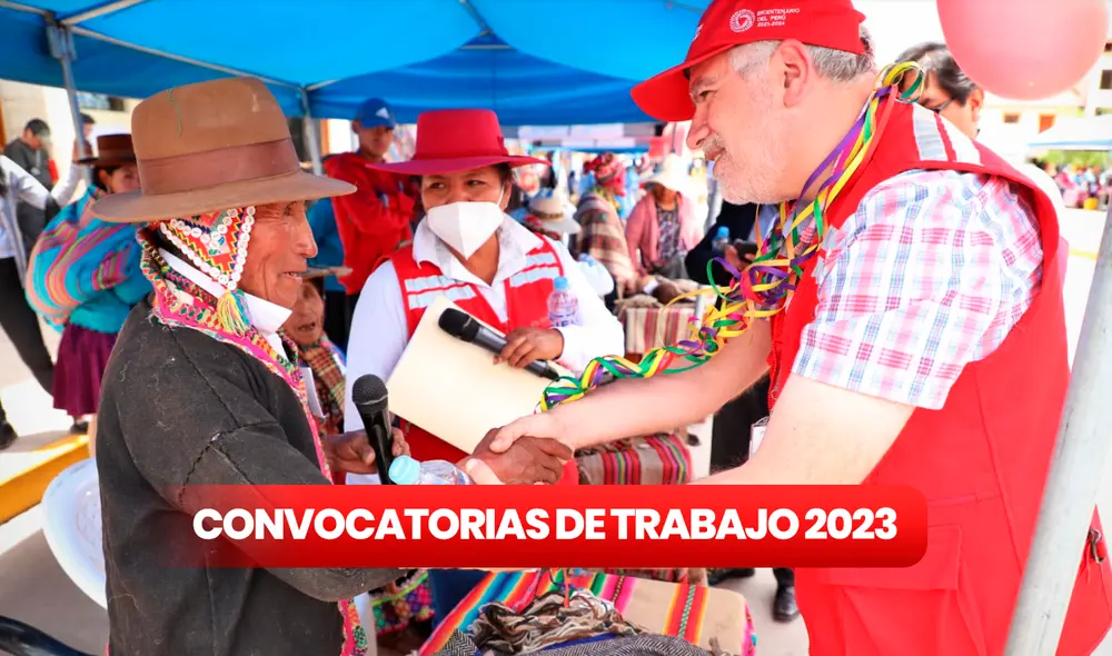 Convocatorias de trabajo 2023: postula a estas oportunidades de trabajo en Pensión 65 del Midis. Foto: composición LR/Pensión 65 Convocatorias de trabajo 2023: postula a estas oportunidades de trabajo en Pensión 65 del Midis. Foto: composición LR/Pensión 65