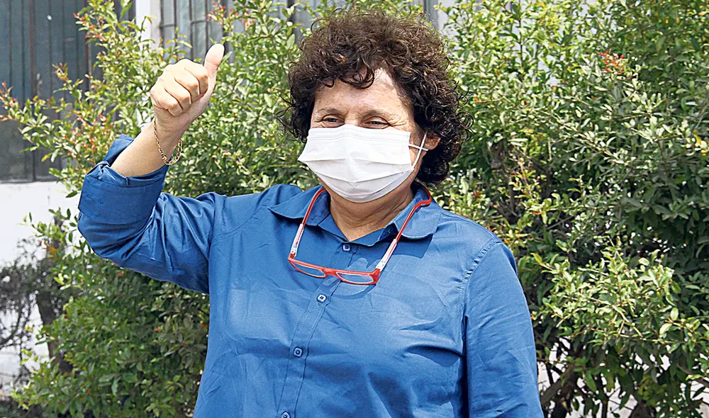 Nro. 1. Susel Paredes, encabeza lista del Partido Morado. Foto: difusión