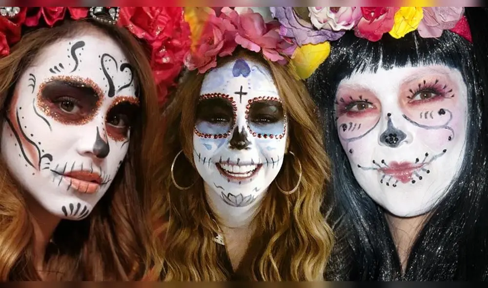 Famosas mexicanas se convierten en catrinas con excéntrico maquillaje [FOTOS]