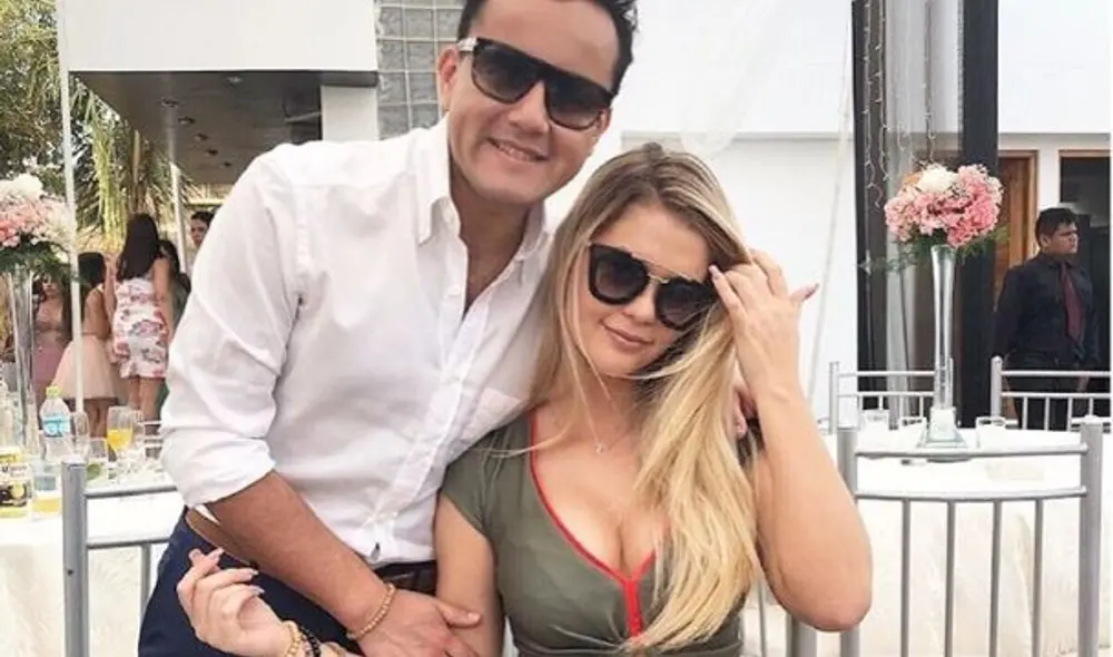 Brunella Horna y Richard Acuña.