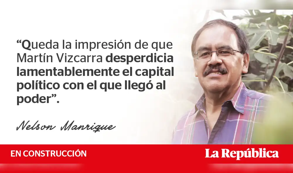 Vizcarra se despinta