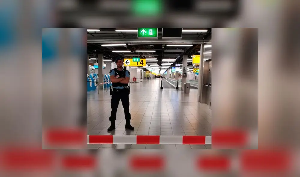 Alarma de secuestro en avión del aeropuerto de Ámsterdam. Foto: Difusión Alarma de secuestro en avión del aeropuerto de Ámsterdam. Foto: Difusión