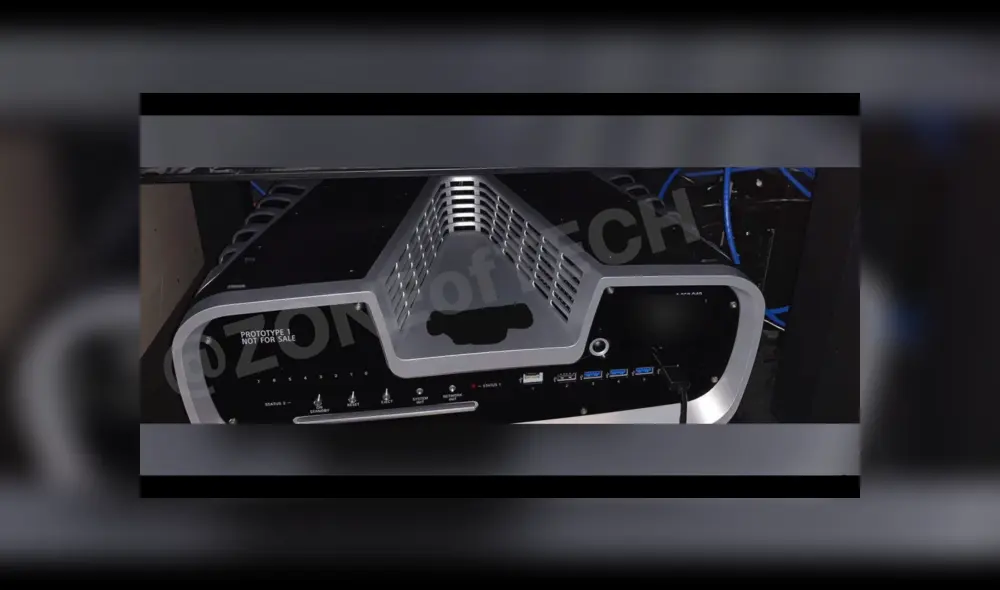 La primera foto de la PS5 con forma de 'V' se habría hecho pública.