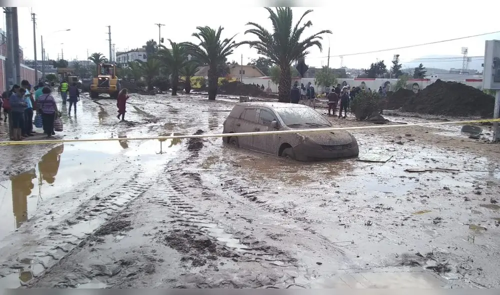 Huaico afectó a cientos en Tacna