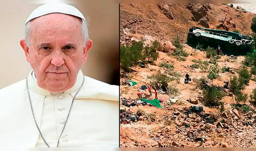 Papa Francisco envió sus condolencias por accidente en Arequipa