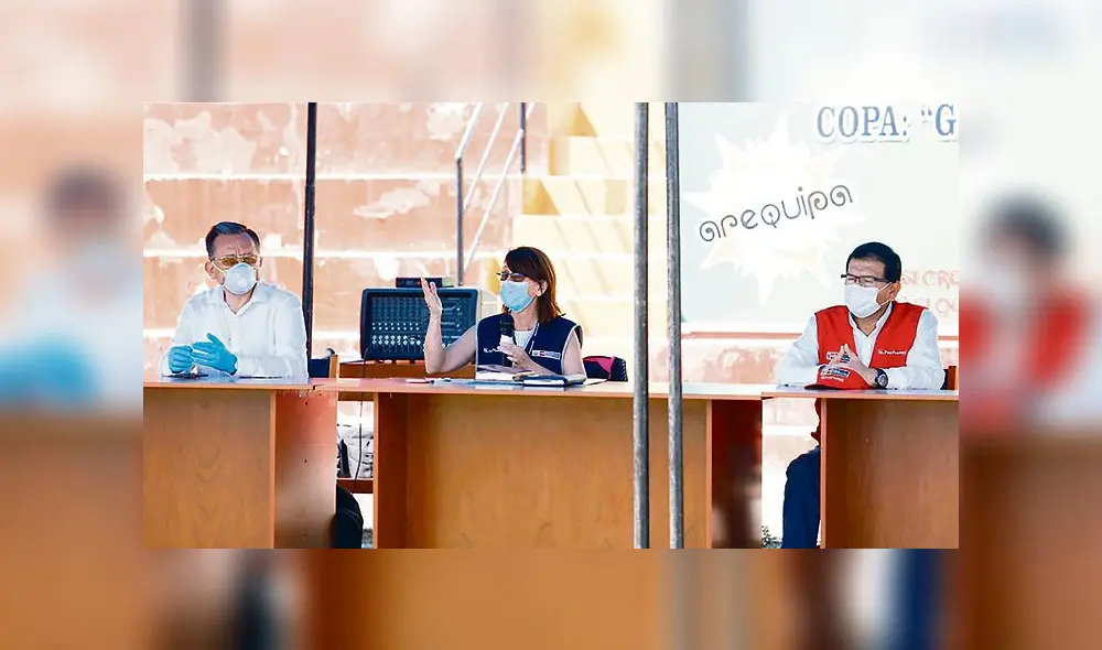 Pedido. Pilar Mazzetti pidió a las autoridades de Arequipa unirse y dejar de lado puntos divergentes. Pedido. Pilar Mazzetti pidió a las autoridades de Arequipa unirse y dejar de lado puntos divergentes.