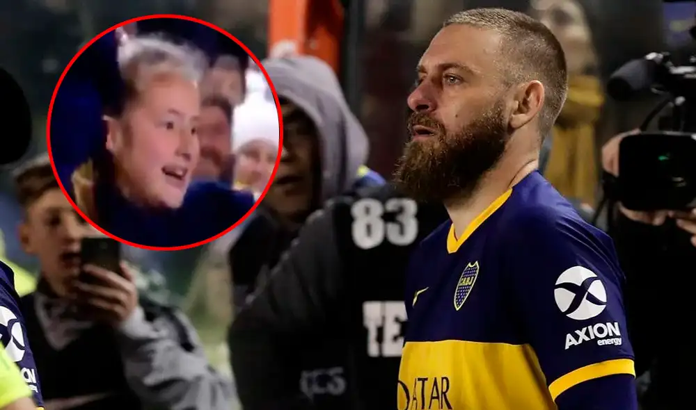 Daniele De Rossi se ganó la ovación del público 'xeneize' tras emotivo gesto con pequeña niña. Daniele De Rossi se ganó la ovación del público 'xeneize' tras emotivo gesto con pequeña niña.