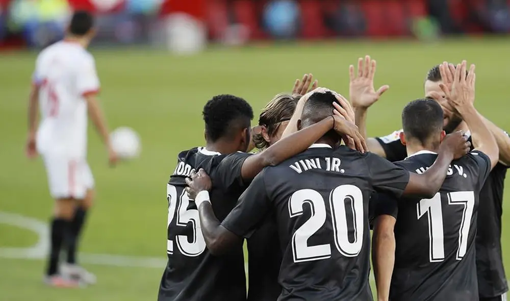 Luego de tres fechas, Real Madrid venció a Sevilla por 1-0. Foto: EFE