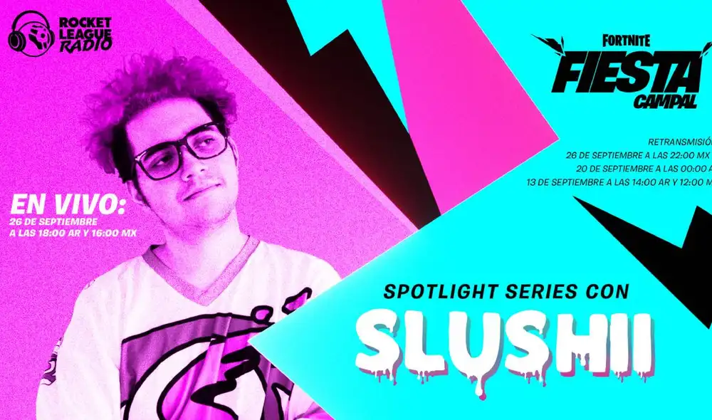 No te pierdas el nuevo tema de Slushii que será presentado en exclusiva en un concierto de Fortnite. Foto: Epic Games.