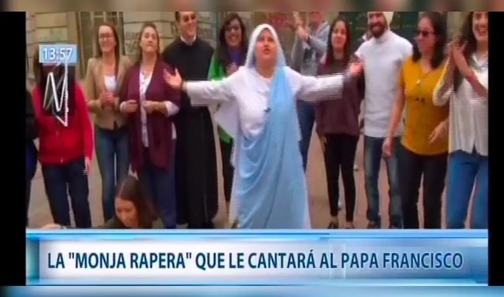 Papa Francisco: 'Monja rapera' le cantará al Papa durante su visita a Colombia [VIDEO]