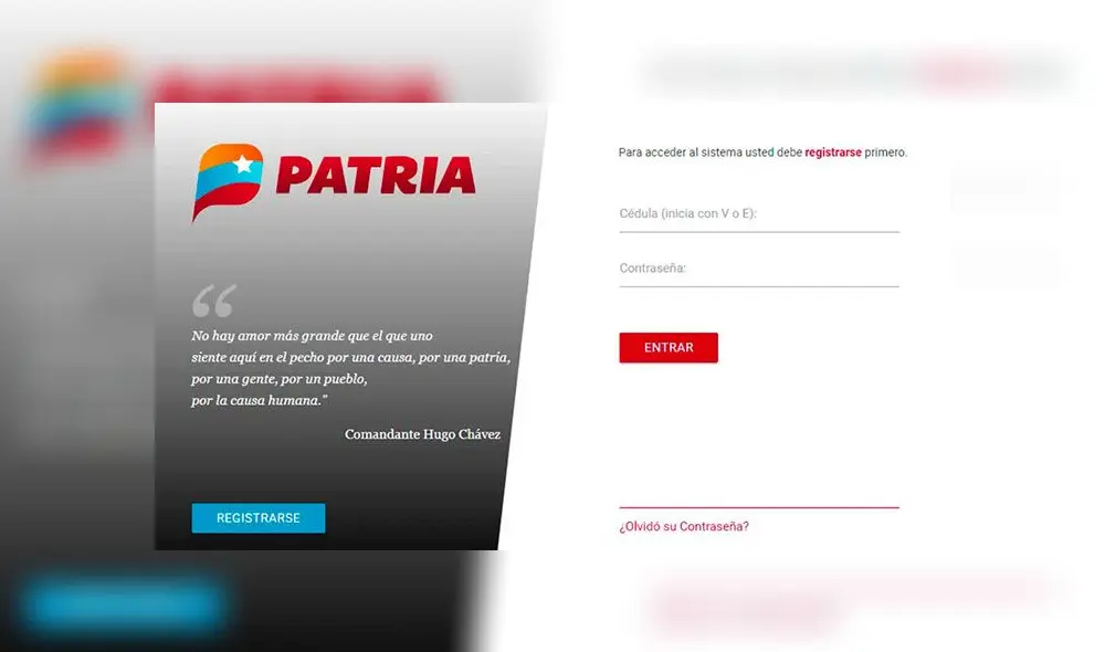 El sistema Patria permite ver saldos y realizar transferencias. Foto: Patria