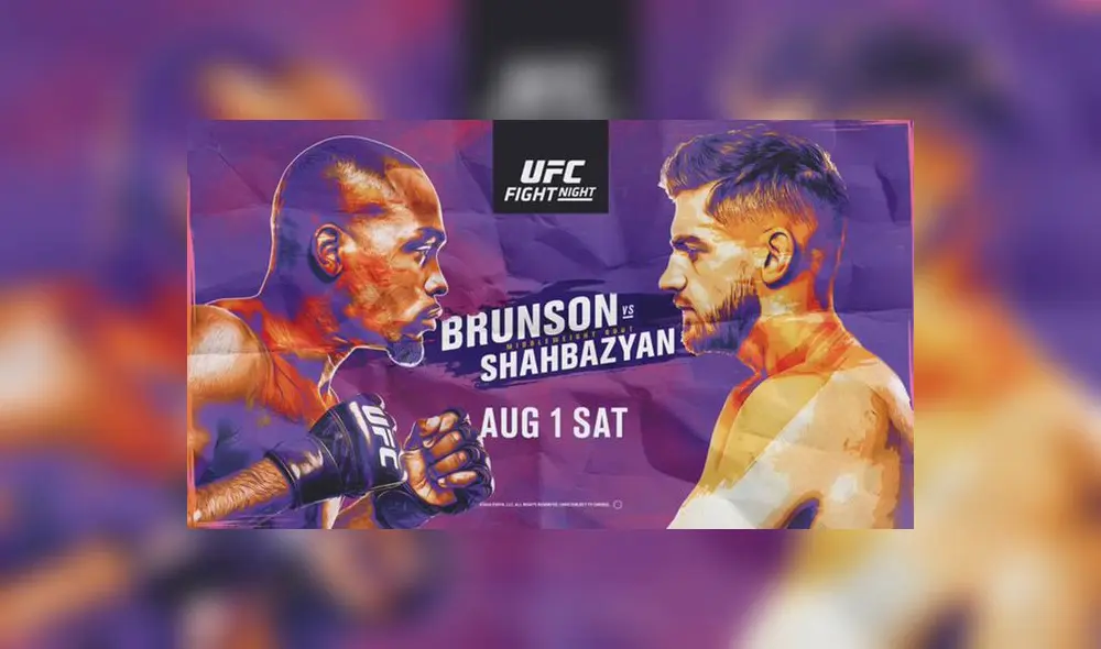 Brunson vs. Shahbazyan. Foto: UFC Brunson vs. Shahbazyan. Foto: UFC