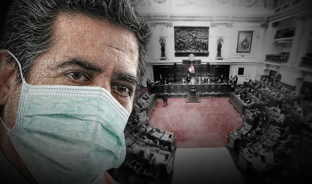 El titular del Congreso, Manuel Merino de Lama, insiste en que hasta el momento la institución no cuenta con los mecanismos para tener sesiones virtuales. Composición: Gerson Cardoso/La República. El titular del Congreso, Manuel Merino de Lama, insiste en que hasta el momento la institución no cuenta con los mecanismos para tener sesiones virtuales. Composición: Gerson Cardoso/La República.