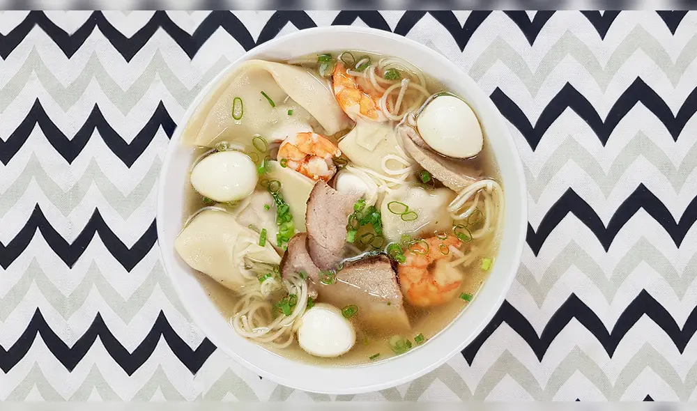 Receta Sopa wantán especial. Buenazo!