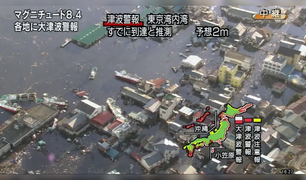 Nueve años después, salen a la luz imágenes inéditas del terremoto más atroz de la historia de Japón. Foto: AFP. Nueve años después, salen a la luz imágenes inéditas del terremoto más atroz de la historia de Japón. Foto: AFP.