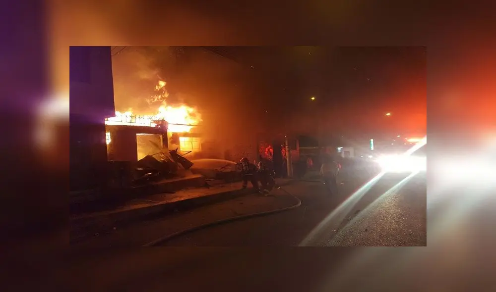 San Juan de Miraflores: incendio consumió una vivienda en Pamplona Alta 