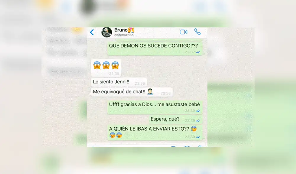 WhatsApp: Joven totalmente ebrio termina revelando oscuro secreto a su novia [FOTOS]