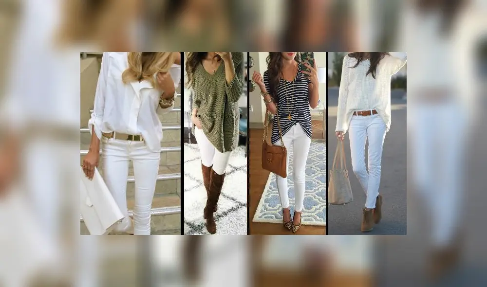 Tips para utilizar el pantalón blanco sin problemas Tips para utilizar el pantalón blanco sin problemas