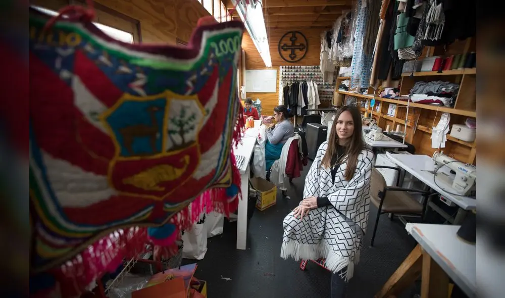 Chiara Macchiavello, de la marca Escudo, en su atelier, en Barranco.