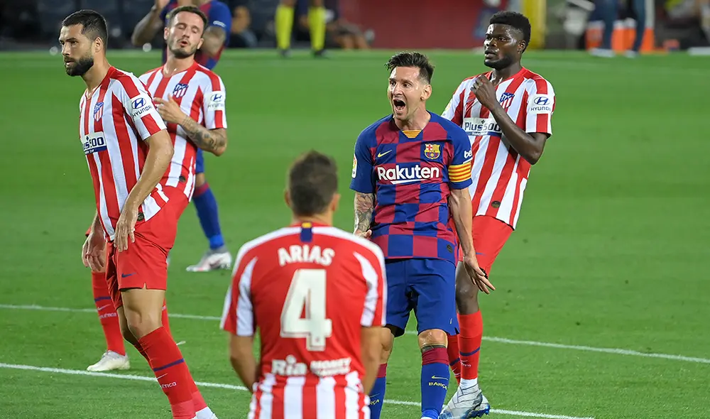 FC Barcelona y Atlético de Madrid empataron 2-2 en el Camp Nou por la fecha 33 de LaLiga. | Foto: AFP FC Barcelona y Atlético de Madrid empataron 2-2 en el Camp Nou por la fecha 33 de LaLiga. | Foto: AFP