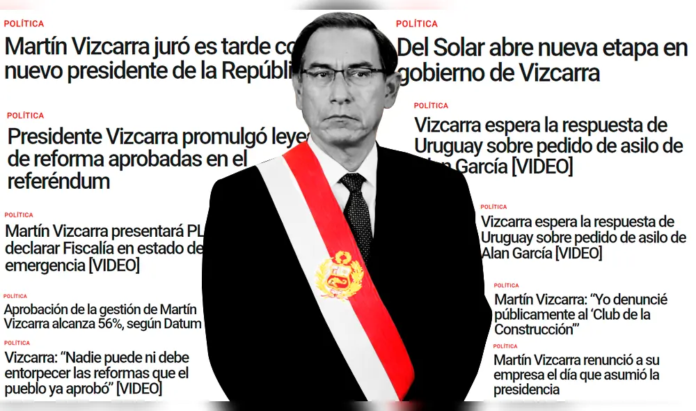 Martín Vizcarra: a un año de asumir la presidencia del Perú