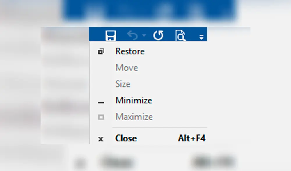 Todo parte del llamada 'Control Box', un menú escondido que aún podemos activar con Alt + espacio. Imagen: Super User.