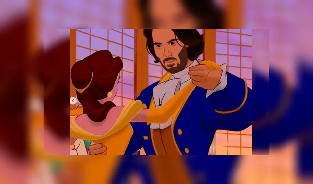 Keanu Reeves se convierte en el príncipe de La Sirenita, La Cenicienta y otros clásicos de Disney