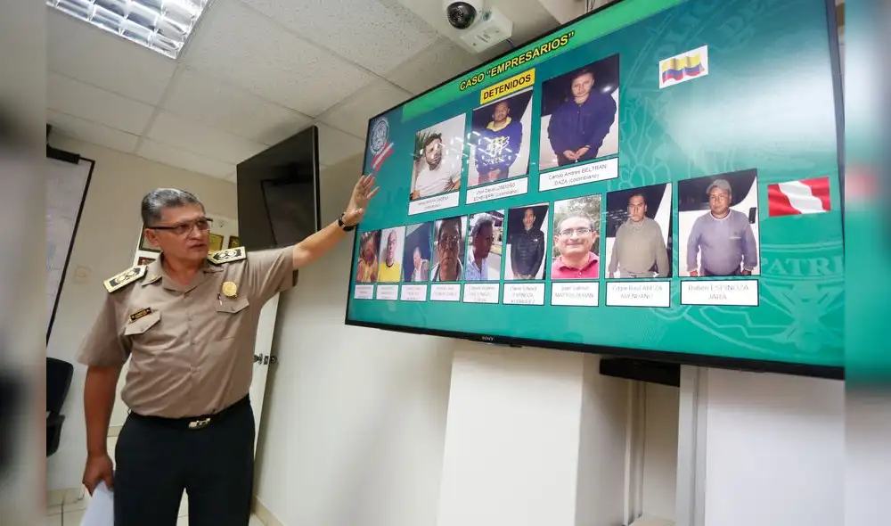 Dos empresarios peruanos fueron captados por mafia colombiana