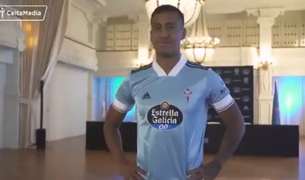 Renato Tapia fue presentado como nuevo elemento del Celta de Vigo. | Foto: Captura de Celta de Vigo.