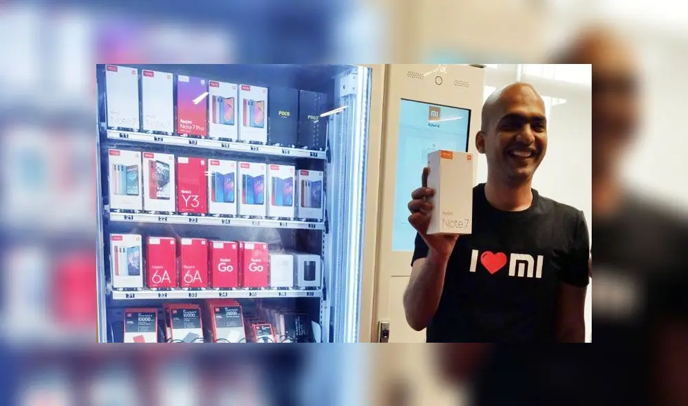 Xiaomi presenta su increíble máquina expendedora para comprar móviles [FOTOS]