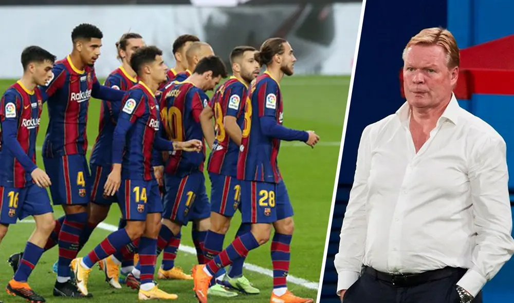 Koeman señaló que la llegada de refuerzos "no pasa por su cuenta". Foto: composición Barcelona/EFE