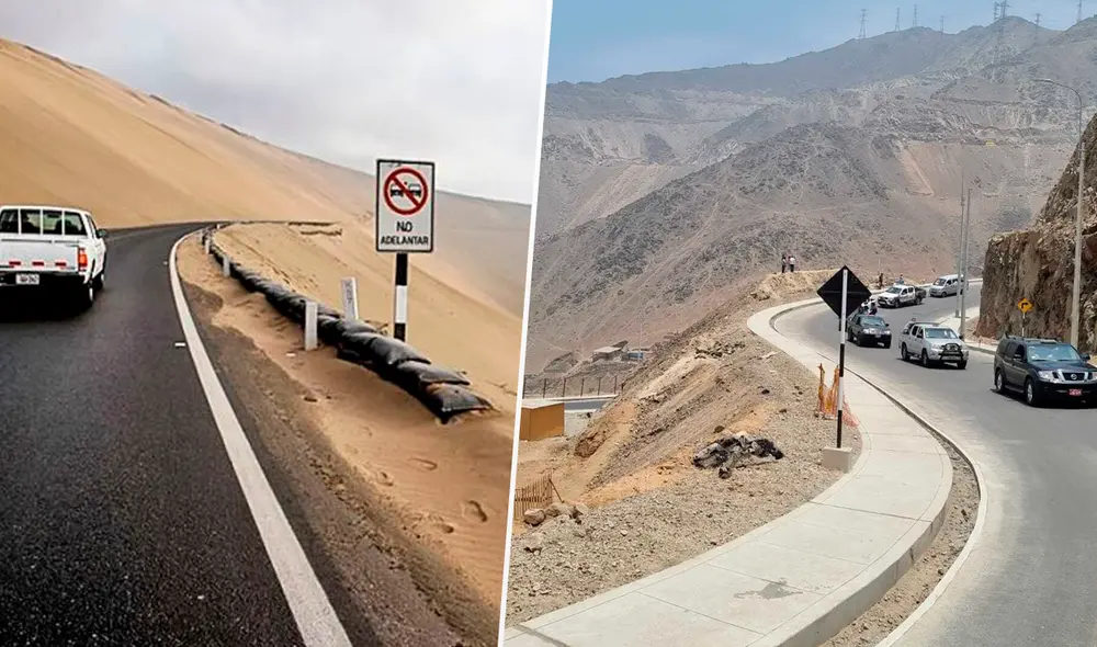 Pasamayo y Pasamayito: ¿qué tienen en común ambas vías que permiten el transporte de cientos de personas a diario?. Foto: composición Fabrizio Oviedo/LR/El Peruano/Deysi Portuguez/URPI-LR Pasamayo y Pasamayito: ¿qué tienen en común ambas vías que permiten el transporte de cientos de personas a diario?. Foto: composición Fabrizio Oviedo/LR/El Peruano/Deysi Portuguez/URPI-LR