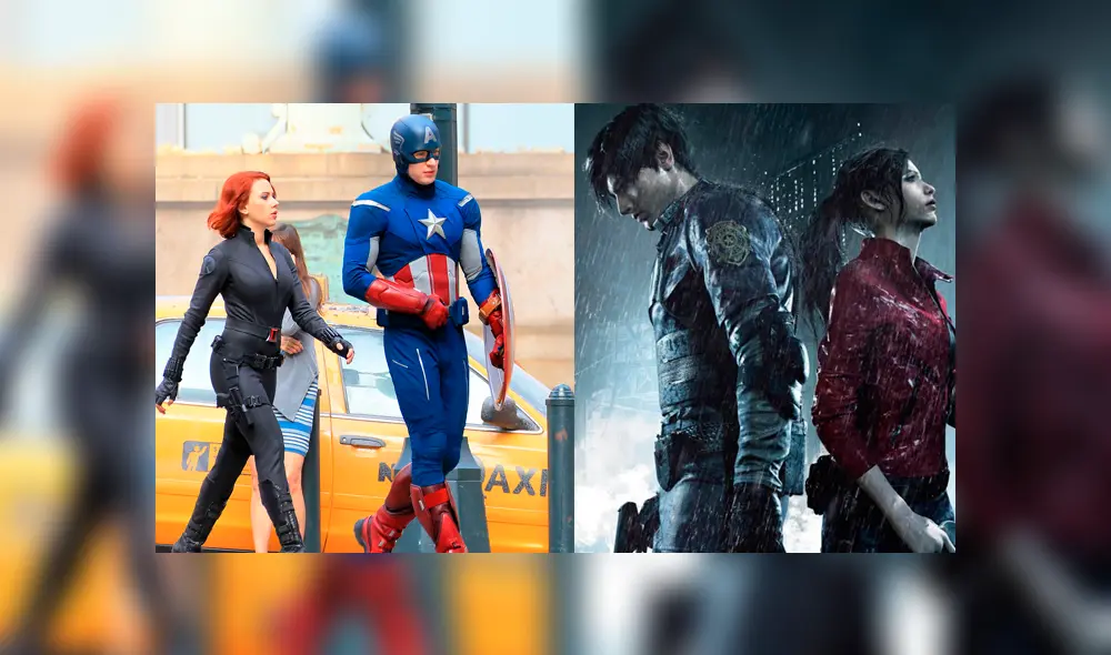 Así lucen Scarlett Johansson y Chris Evans como protagonistas de Resident Evil.