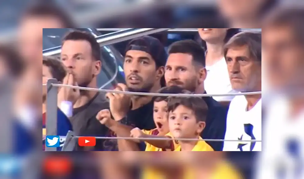 Mateo Messi, hijo de Lionel Messi, fue protagonista de un inusual momento durante el partido del Barcelona. Mateo Messi, hijo de Lionel Messi, fue protagonista de un inusual momento durante el partido del Barcelona.