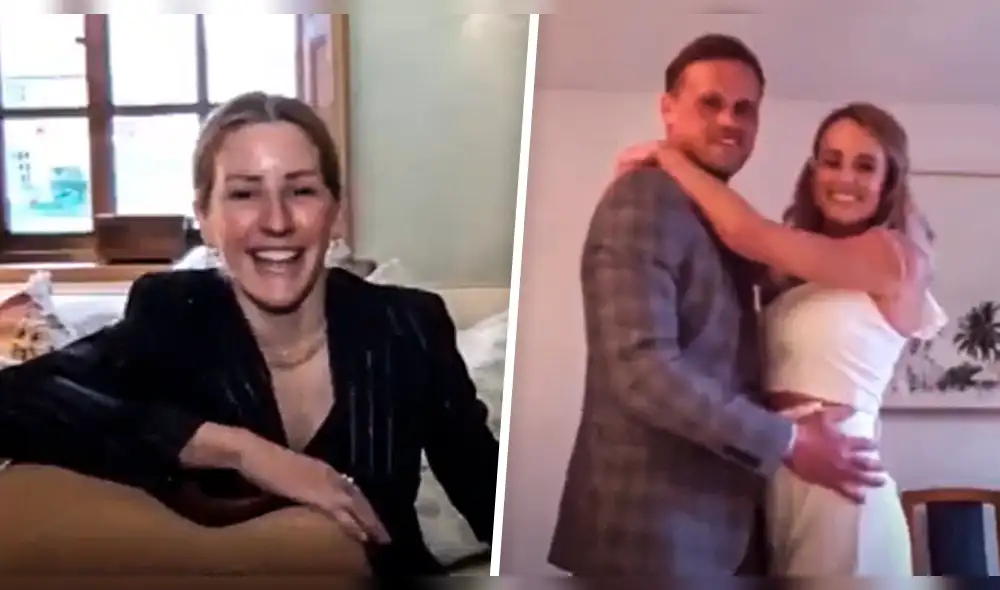 Ellie Goulding sorprende a una enfermera al cantar durante su boda virtual Ellie Goulding sorprende a una enfermera al cantar durante su boda virtual