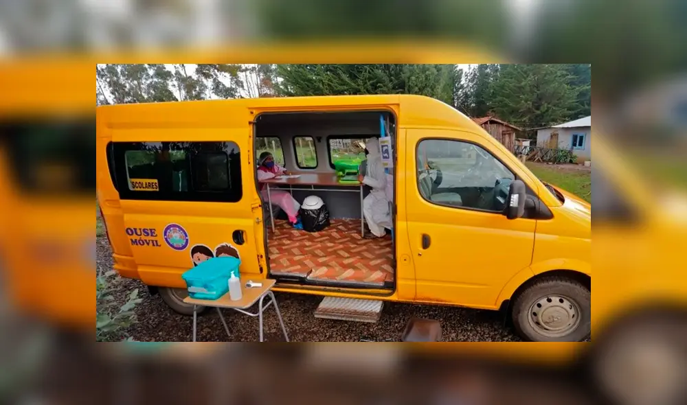 Aula sobre ruedas permitirá salvar el año escolar a alumnos de zonas mapuches de Chile. Foto: Mario Quilodrán/AFP
