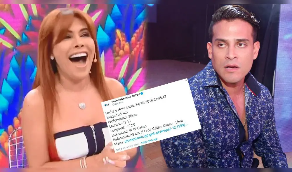 Magaly Medina y Christian Domínguez Magaly Medina y Christian Domínguez