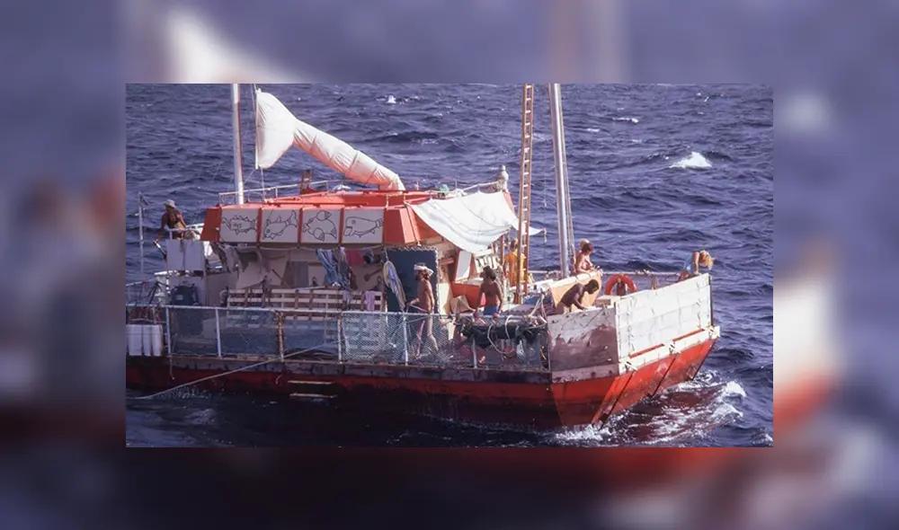 Balsa original de experimento Acali. Foto: Santiago Genovés Balsa original de experimento Acali. Foto: Santiago Genovés