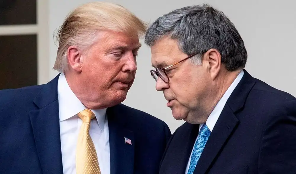 Barr lleva en el cargo desde inicios de 2019. Como fiscal general se ha ganado la fama de una lealtad inquebrantable a Trump. Foto: EFE