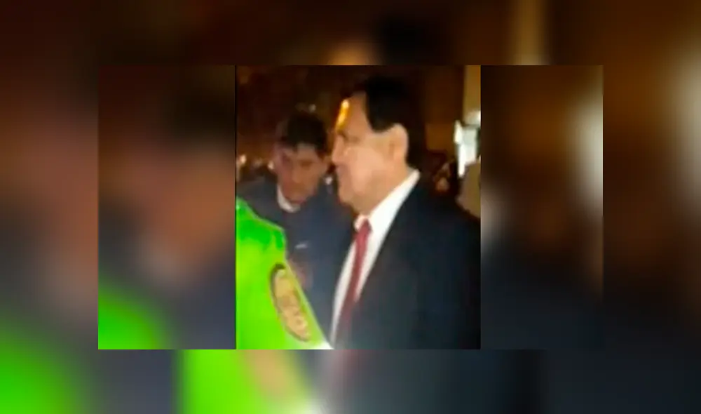 Excongresista. Gustavo Pachecho, fue arrestado por provocar accidente e intentar fugarse. Foto: Captura Excongresista. Gustavo Pachecho, fue arrestado por provocar accidente e intentar fugarse. Foto: Captura