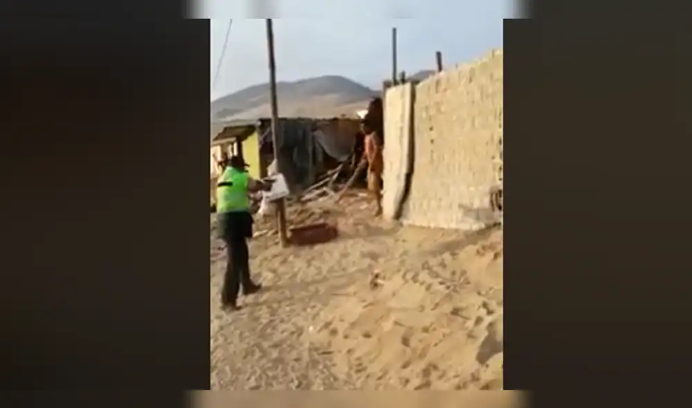 Sujeto amenazó con cuchillo a policías en pleno estado de emergencia en Arequipa. Sujeto amenazó con cuchillo a policías en pleno estado de emergencia en Arequipa.