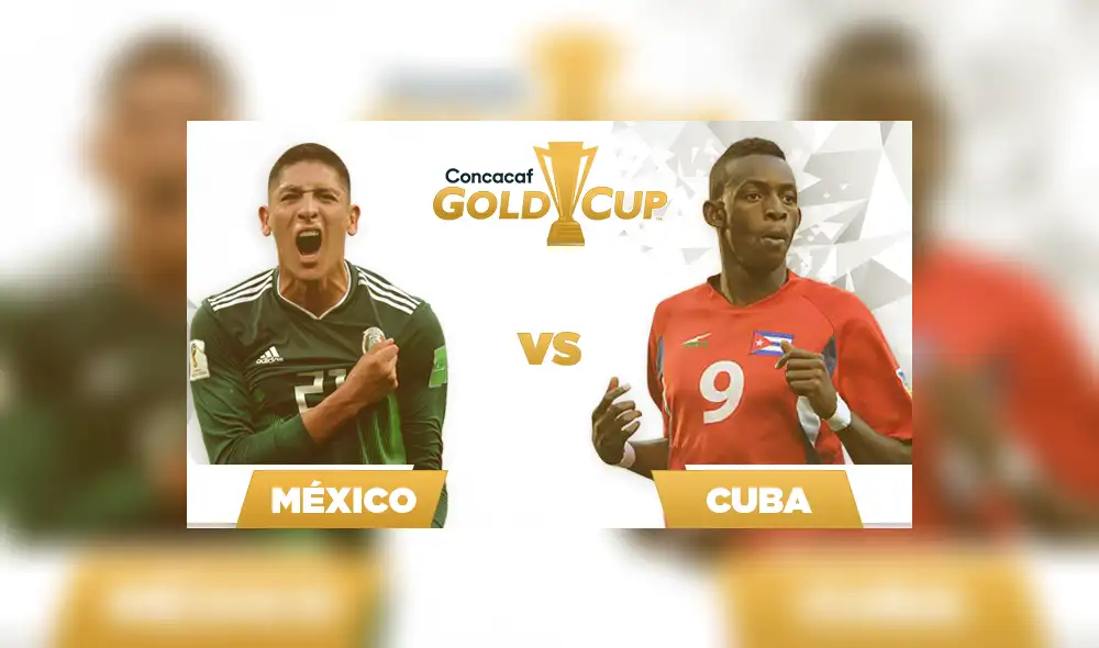 México vs. Cuba: triunfo azteca 7-0 en su debut en la Copa de Oro 2019