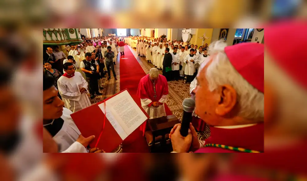 Carlos Castillo Mattasoglio fue ordenado como el nuevo Arzobispo de Lima [VIDEO]