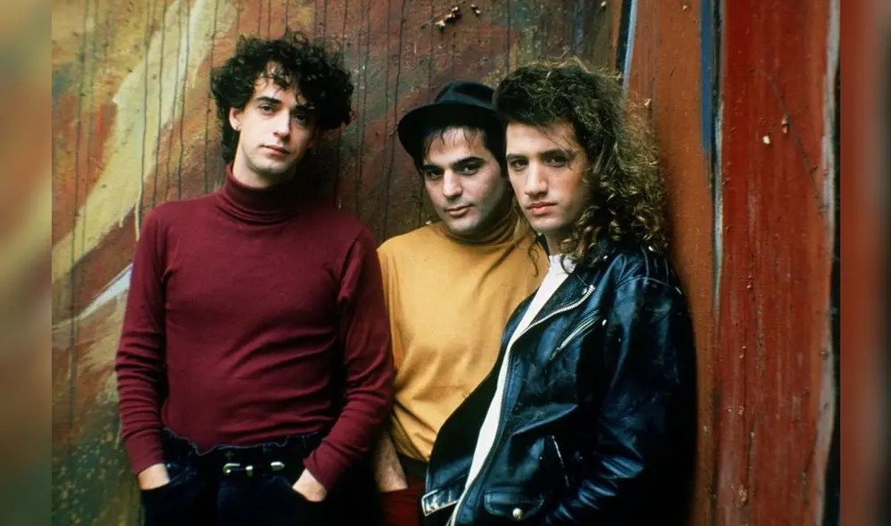 Gustavo Cerati, Zeta Bosio y Charly Alberti en los años mozos.