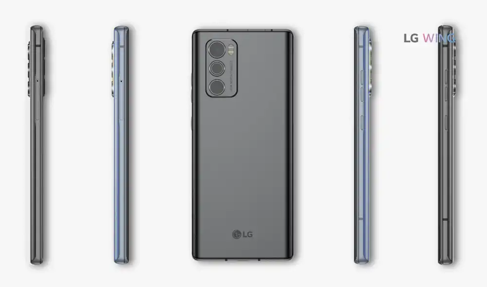 Diseño del LG Wing. | Foto: LG