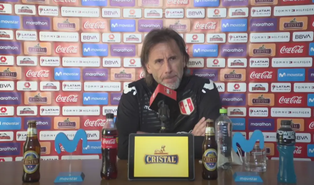 Ricardo Gareca ganó los cinco encuentros que disputó ante Paraguay con la selección peruana. Foto: Captura YouTube FPF