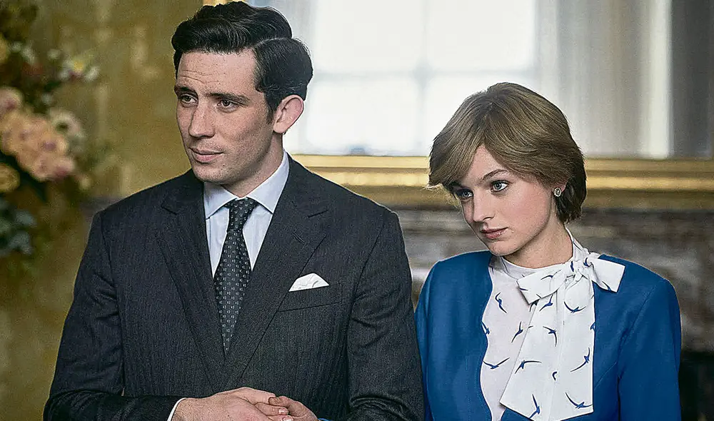 Escena. El príncipe Carlos y Lady Di en ‘The Crown’. Foto: difusión Escena. El príncipe Carlos y Lady Di en ‘The Crown’. Foto: difusión